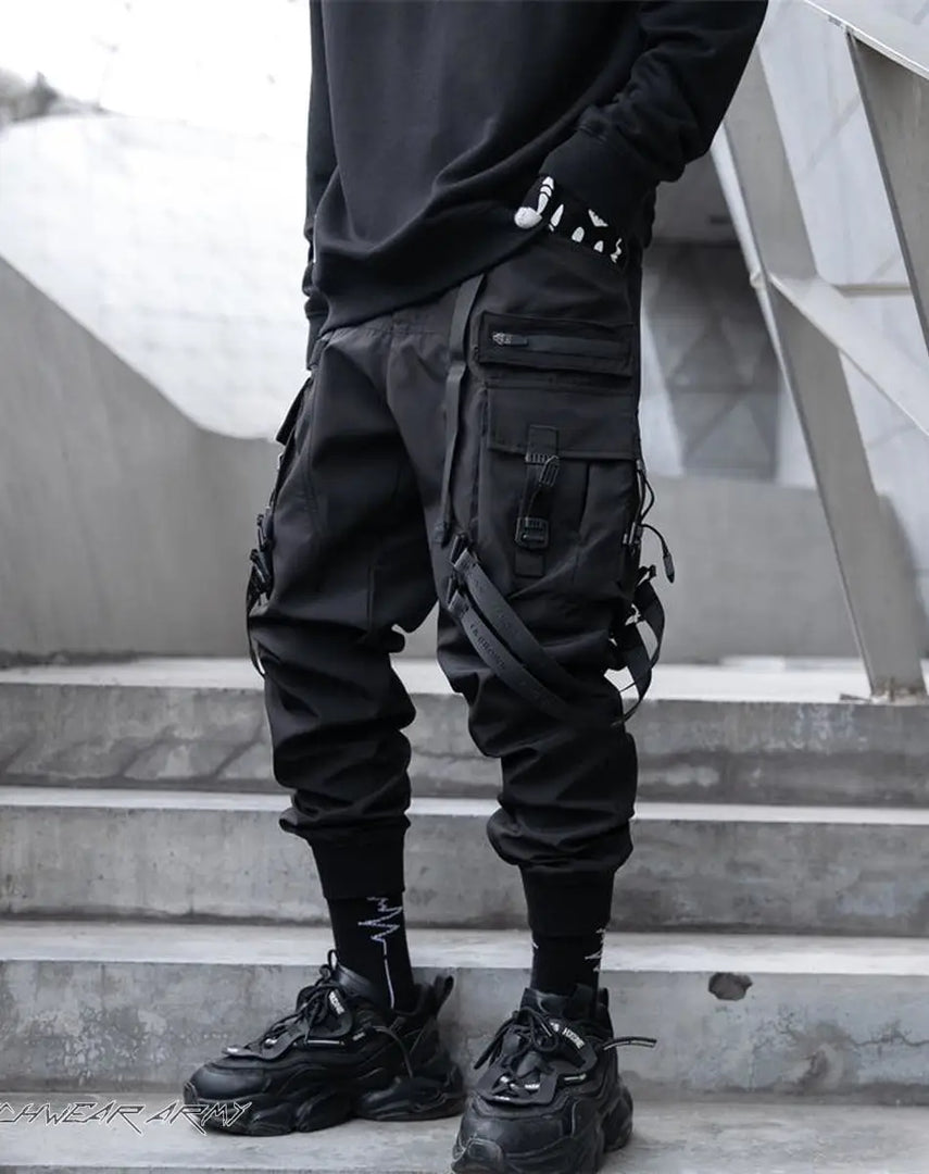 Techwear Cargo Jogger Pants Tactical Pockets - Jumpsuit