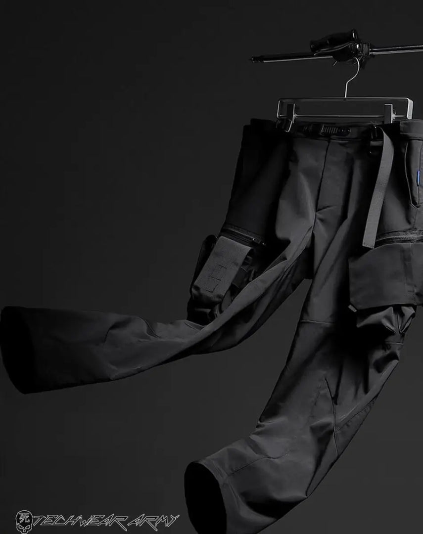 Techwear Streetwear Tactical Windbreaker Pants - Sweatpants